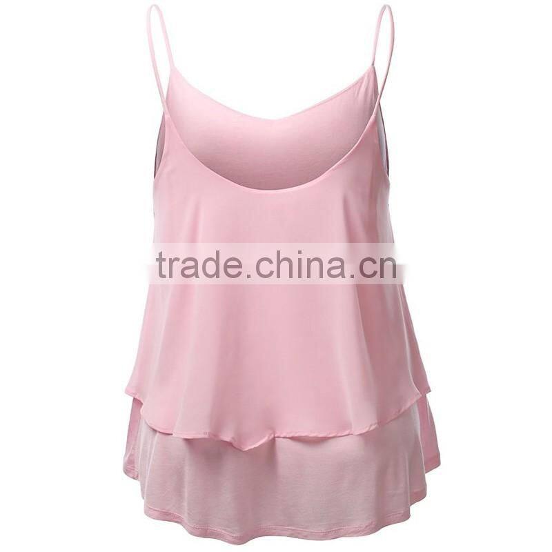 Chiffon Camisole2017 women different size for choice & off shoulder printed geometric more colors for choice Sold By PC