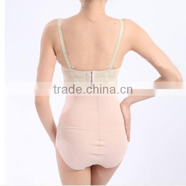 2015 solid breathable nylon high waist abdomen drawing pants