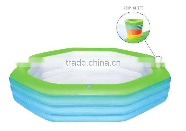 Bestway 2.51 m x 2.51 m x 51 cm Octagonal Pool