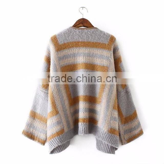 Stylish Wool Knitting Women Sweater Cardigan