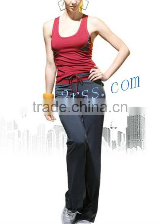 High quality top branded sexy ladies elegant yoga wear