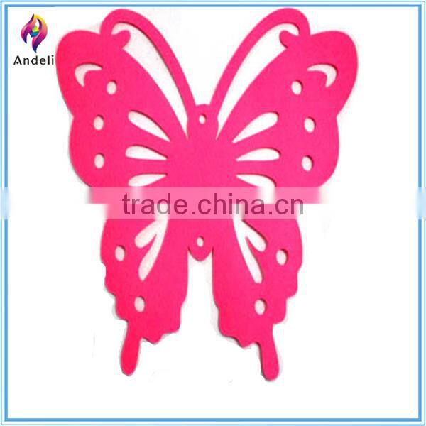 Custom butterfly felt home wall decoration items wall stickers