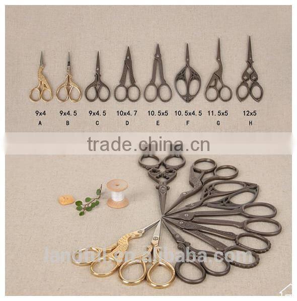 Antique Zakka Scissors Embroidery Bird Scissors Craft Thread Scissors