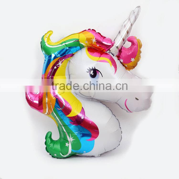 New Style Big Size Unicorn Balloon Foil Helium Animal Balloons Party Decoration