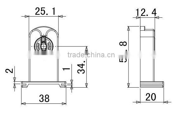 G13/T8 fluorescent LED tube lampholder