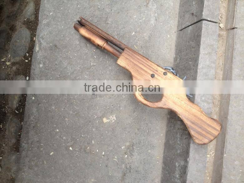 1 Piece MOQ,12" Natural Unfinished Softwood Craft Wood Gun,Wood Crafts Pistol for Kids,2015 DubaaFashion.com