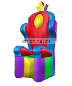 king throne inflatable chair/cheap king throne chair