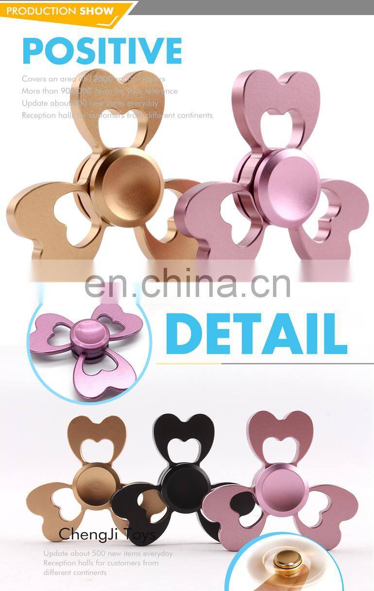 Hot alloy finger top metal edc hand fidget spinner
