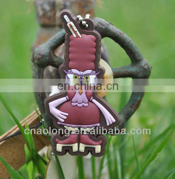 no minimum custom personalized gift make your own logo soft pvc keychain/rubber key holder/keyring