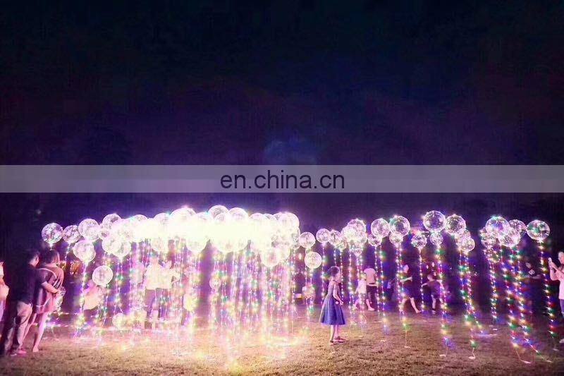 Party decoration led sparkle light inflatable balloon