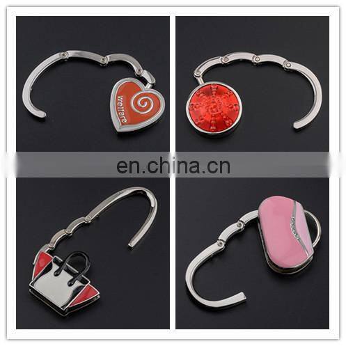 3D flog custom metal handbag hanger