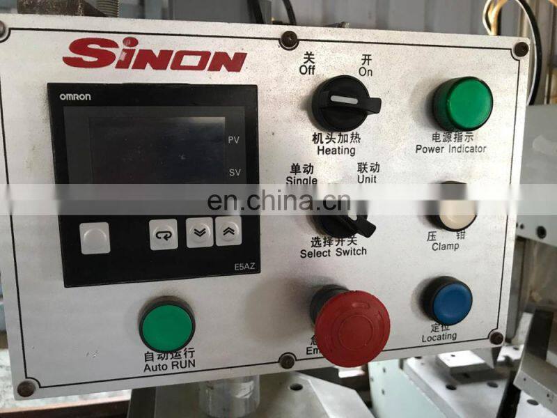 JINAN SINON Double Heads Plastic Window PVC Window Welding Machine