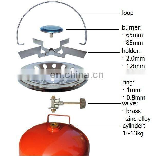 Camping Stove Gas Burner Mini Cooker Camp Gear for Nigeria Gas Cylinder
