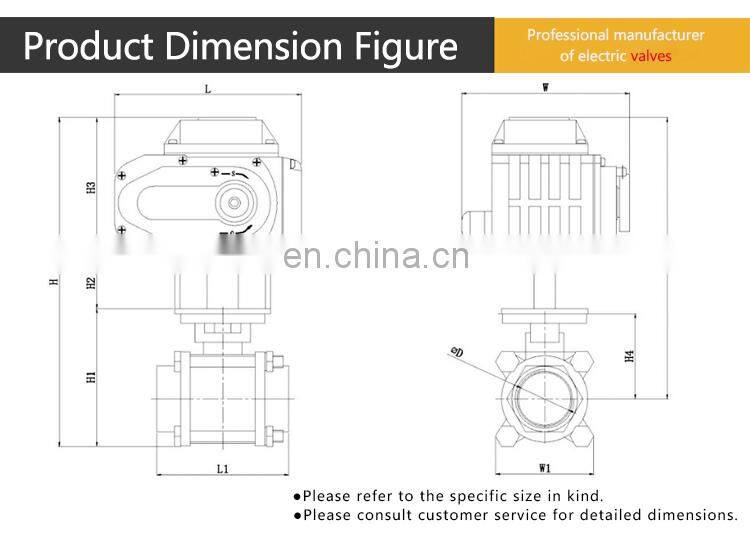 Motorized 3-Pieces Steel Eccentric Ball Valve Flanged stainless steel ball Valve