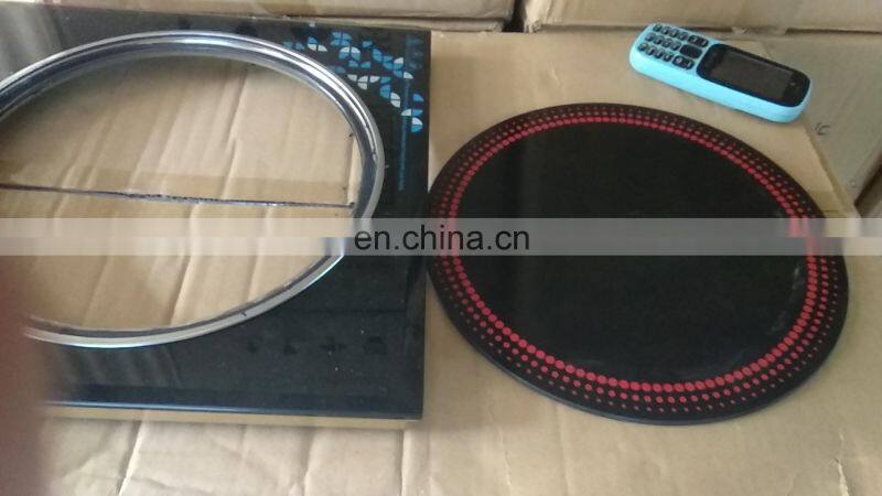 induction cooker ceramic glass Qingdao Rocky high quality best price 4mm 5mm 6mm induction cooker ceramic glass