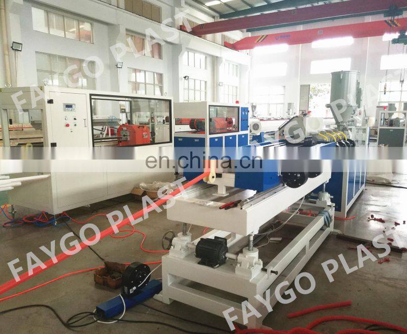 HDPE PVC Plastic Electrical Conduit Corrugated Pipe Machine/ Flexible Soft Hose Tube  Making Machine