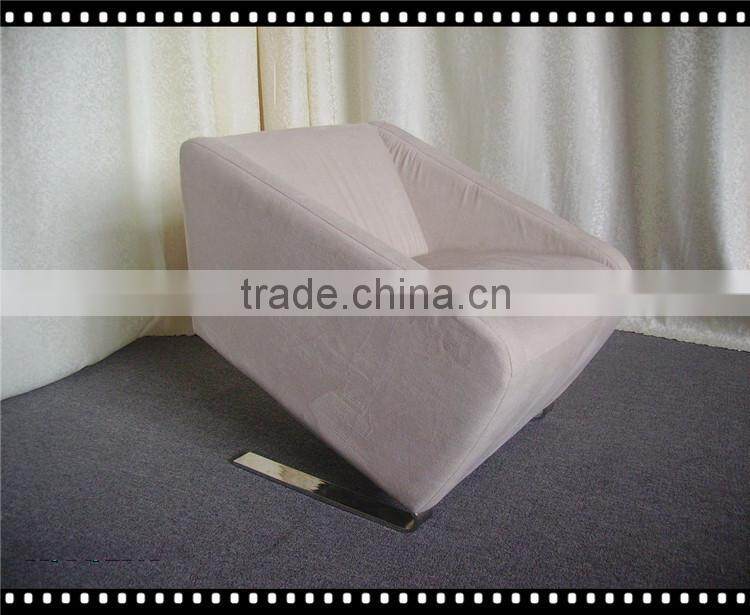 Country style fabric living room sofa chair