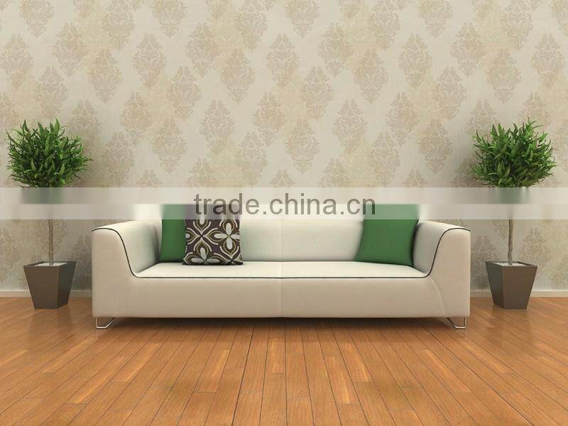 modern flower pvc wallpapers for living room