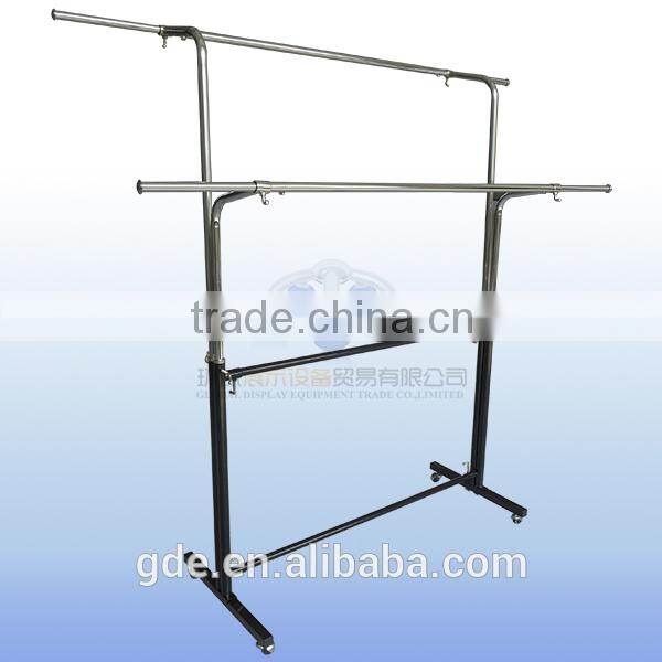 Wholesale clothing hanging rail for supermarket