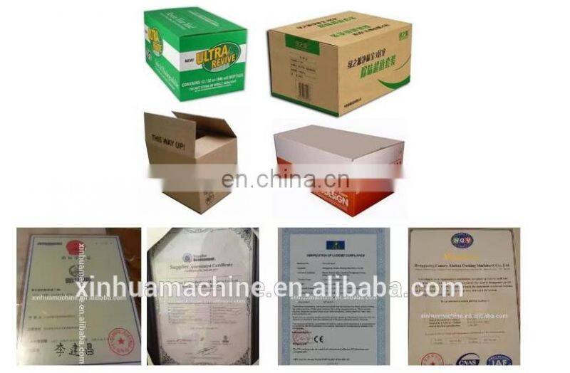 AUTOMATIC corrugated box fold past machine