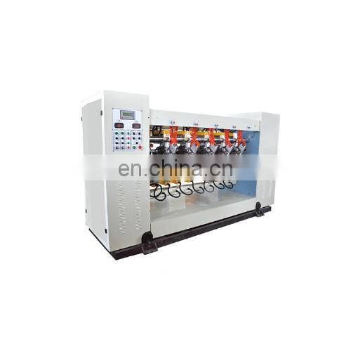 Thin blade slitting score machine electric adjustment type