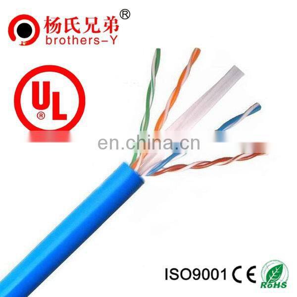 best price cat6 utp/ftp lan cable indoor outdoor 0.5mm 4 pair cca/copper/ccs network cable