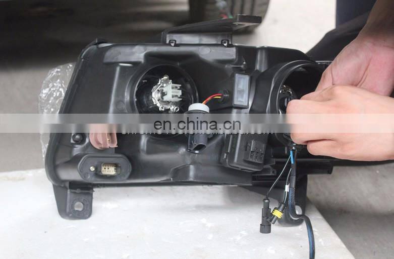 assembly of front headlight for Jeep compass MK 2011+ headlight car accessories