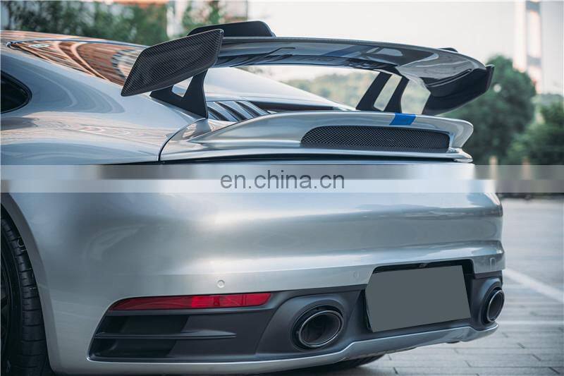 Runde GT3 For Porsche 992 Upgrade GT3 Body Kit Front Bumper Rear Bumper Hood Spoiler Exhaust Rear Engine Cover Side Skirts