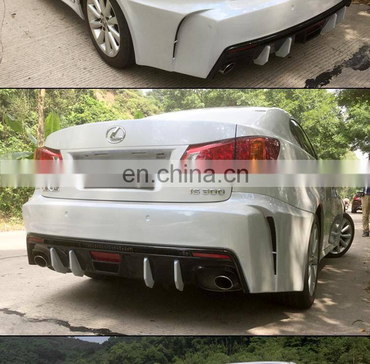 Runde ABS Material Modified V-Vision Style IS300 Body Kit For 2006-2012 Lexus IS250 Front Bumper Rear Bumper Side Skirt Body Kit