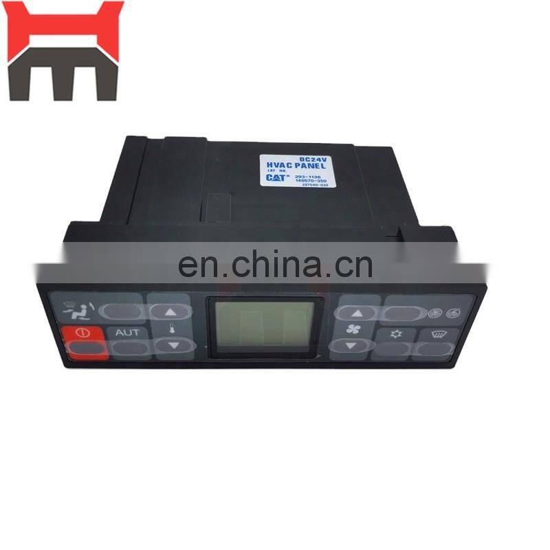 146570-3830 Air Conditioning Controller Panel For SY135-8 SY215LC SY235LC Excavator Air Conditioner Parts