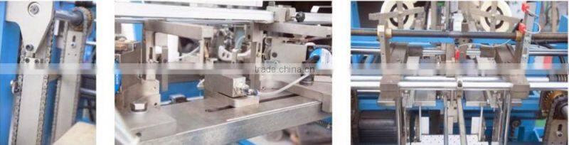 Wenzhou Factory Grey Board Paper Case Making Full Automatic Four Corners Pasting Machine with CE & ISO Certificate YL-40AT