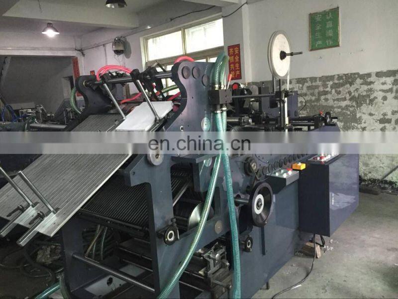 ZF350A Automatic Big brown kraft File folder paper bag envelope making machine with self seal flap tape on-line
