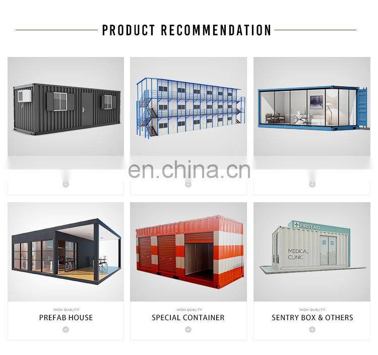Economic design simple type steel structure flat pack prefabricated container house