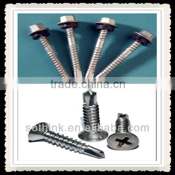 High Quality Low Carbon Stainless Steel Wafer Head Self Drilling Screws