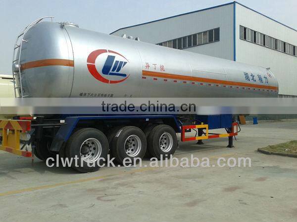 reasonable price new lpg gas tanker semi trailer, 3 axles semi trailer