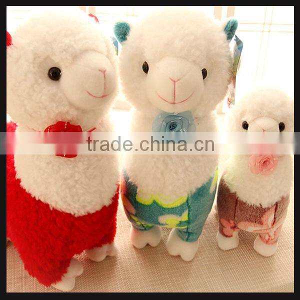 custom design stuffed sheep toy with white color