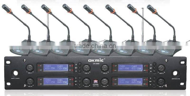 UHF Wireless Conference Microphone OK-8008/OK-836