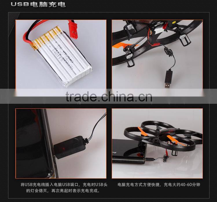 China Manufacture Suitable Design X39 6 CH 2.4G Remote Control Quadcopter Medium Size Foamy Quadcopter with 6-axis Gyro vs X30