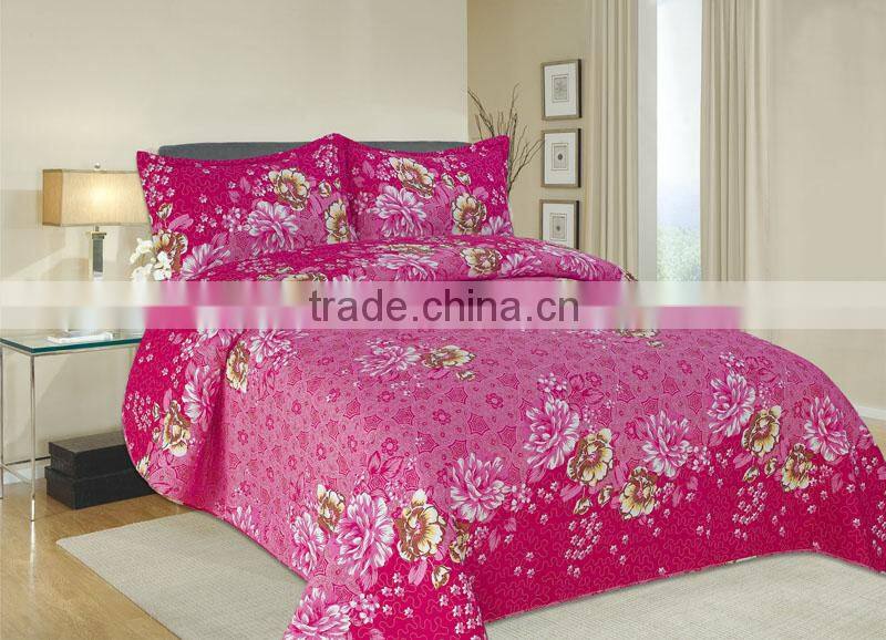 cotton active disperse printing polyester quilt set