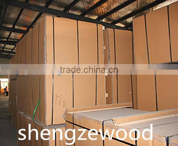 E0 E1 glue eco friendly green straw wheat MDF fibreboard