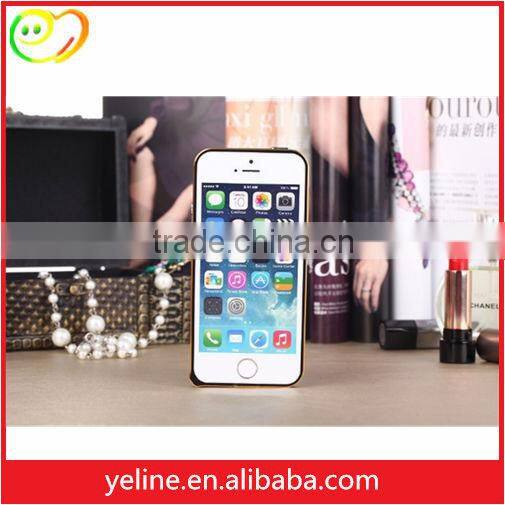 Staight bumper bar metal case for iphone SE