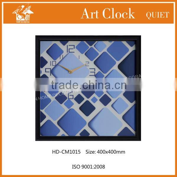 PS frame painting wall clock