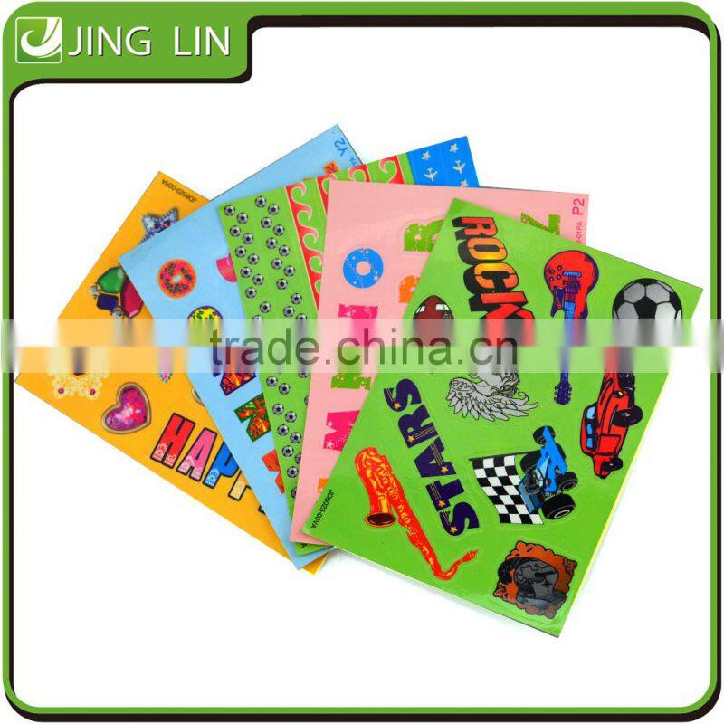 Lovely design custom cartoon sticker for kids