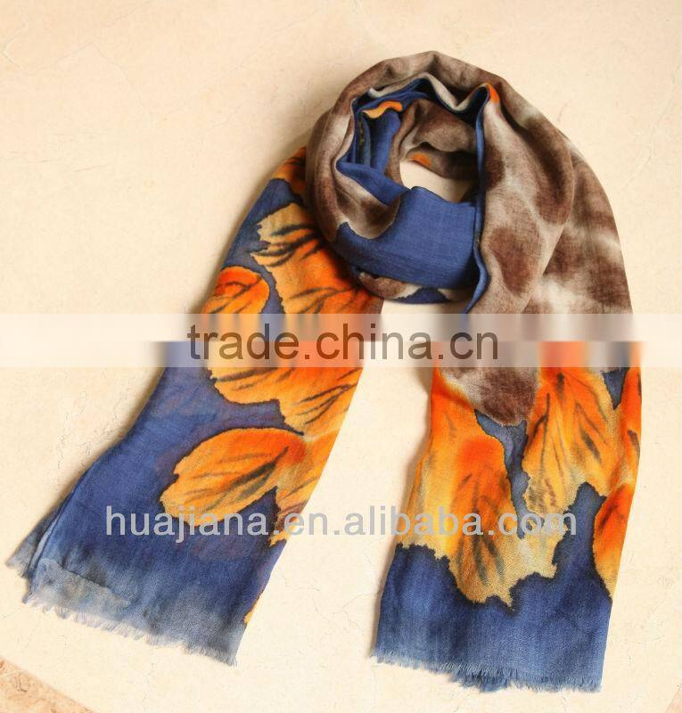 elegent women silk/cashmere scarves/shawl