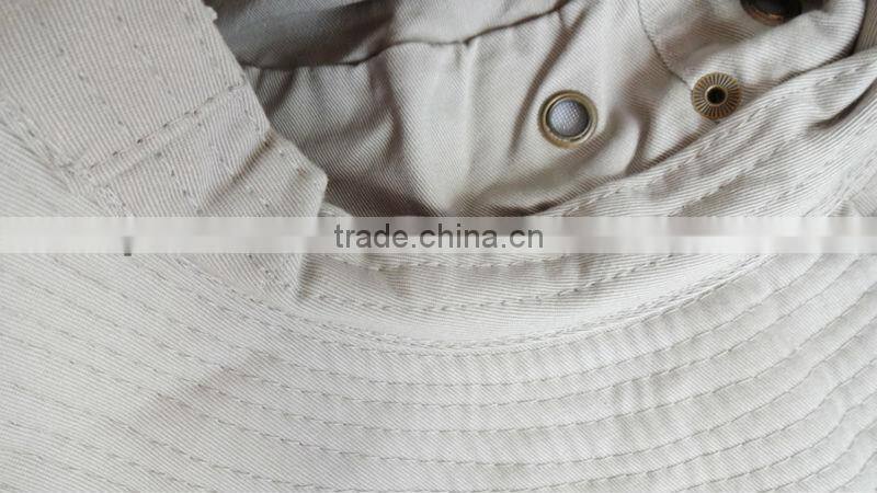 large brim foldable cotton safari hat for fishing