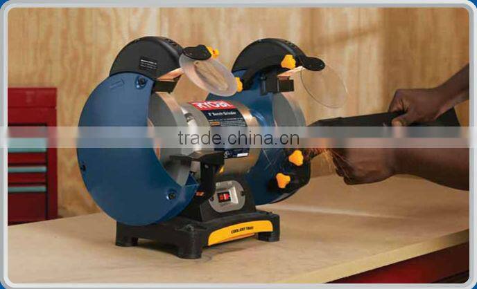 200mm MPP Bench Grinder w/ Twin Light