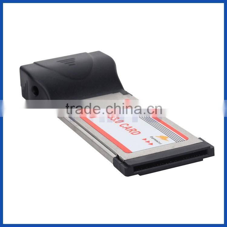 Laptop ExpressCard 34mm to dual USB 3.0 5Gbps Adapter converter card
