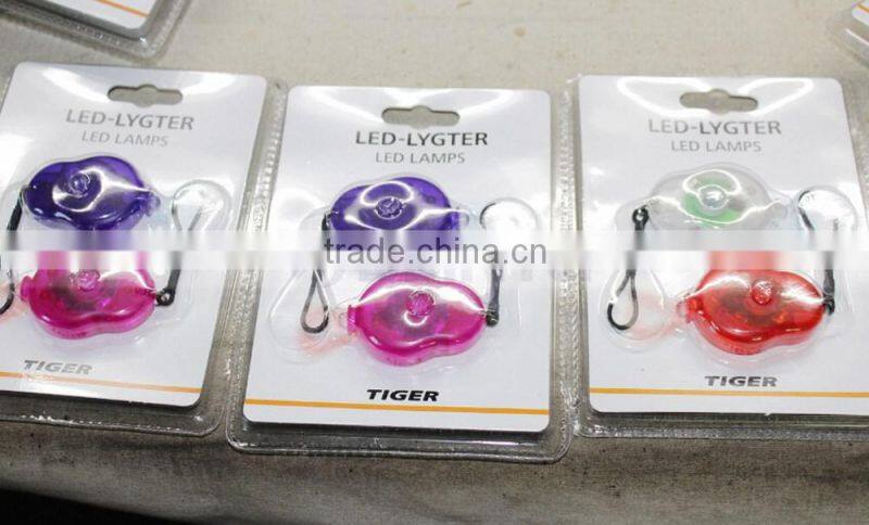 Silicon Key Holder Run Safe LED Light Red Anti Lost Warning Flashlight