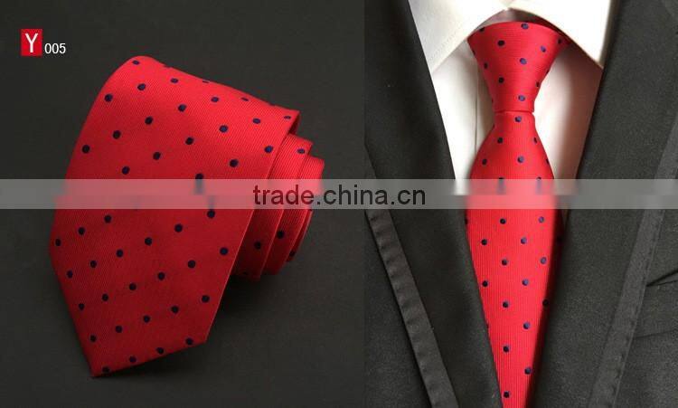 100% Silk Man's Dot Solid Tie Causual Business Wedding Party Luxury Necktie
