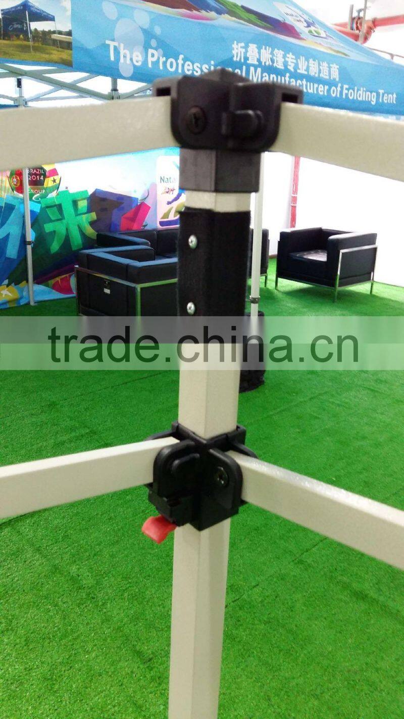 10x10ft sqaure tube steel frame folding tent pop up canopy